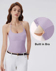 Open Back Silver Botton Y2K Tank Tops
