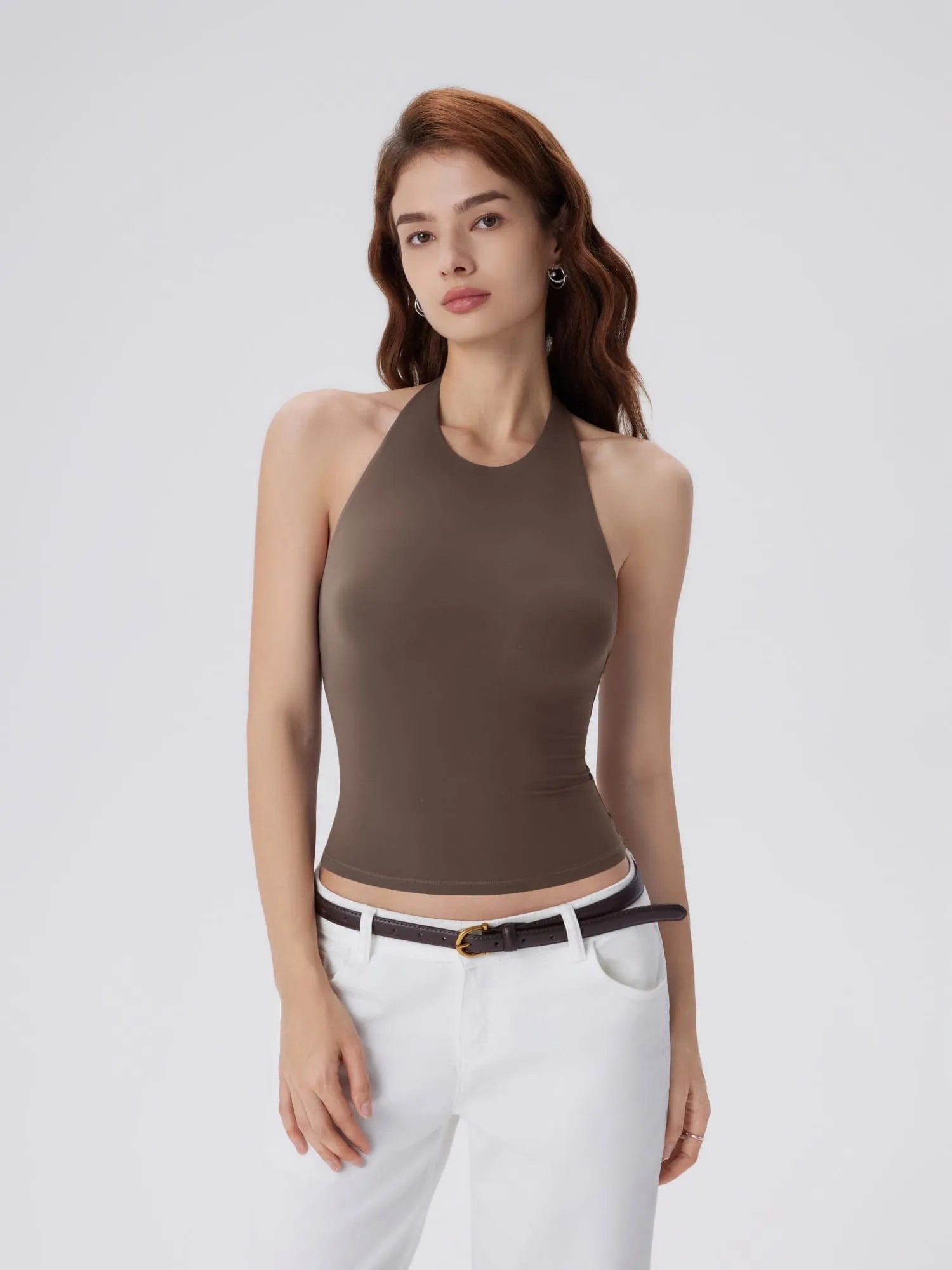Padded Backless Halter Tank Tops – SUUKSESS Padded Backless Halter Tank Tops – SUUKSESS