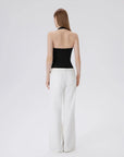 Deep V Halter Open Back Tank Tops-SUUKSESS-SUUKSESS