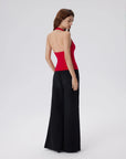 Deep V Halter Open Back Tank Tops-SUUKSESS-SUUKSESS