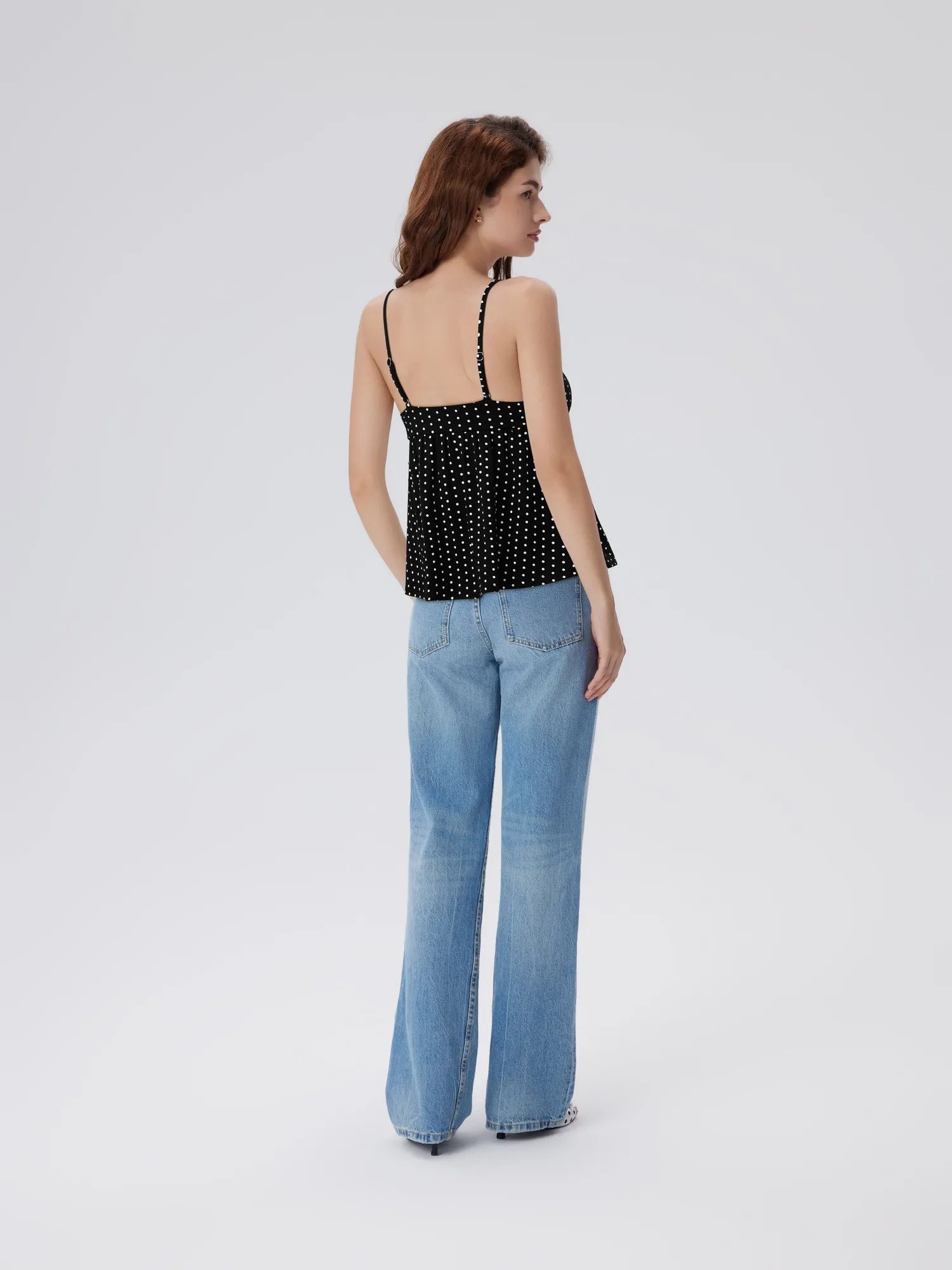 Babydoll Peplum V Neck Tank Tops