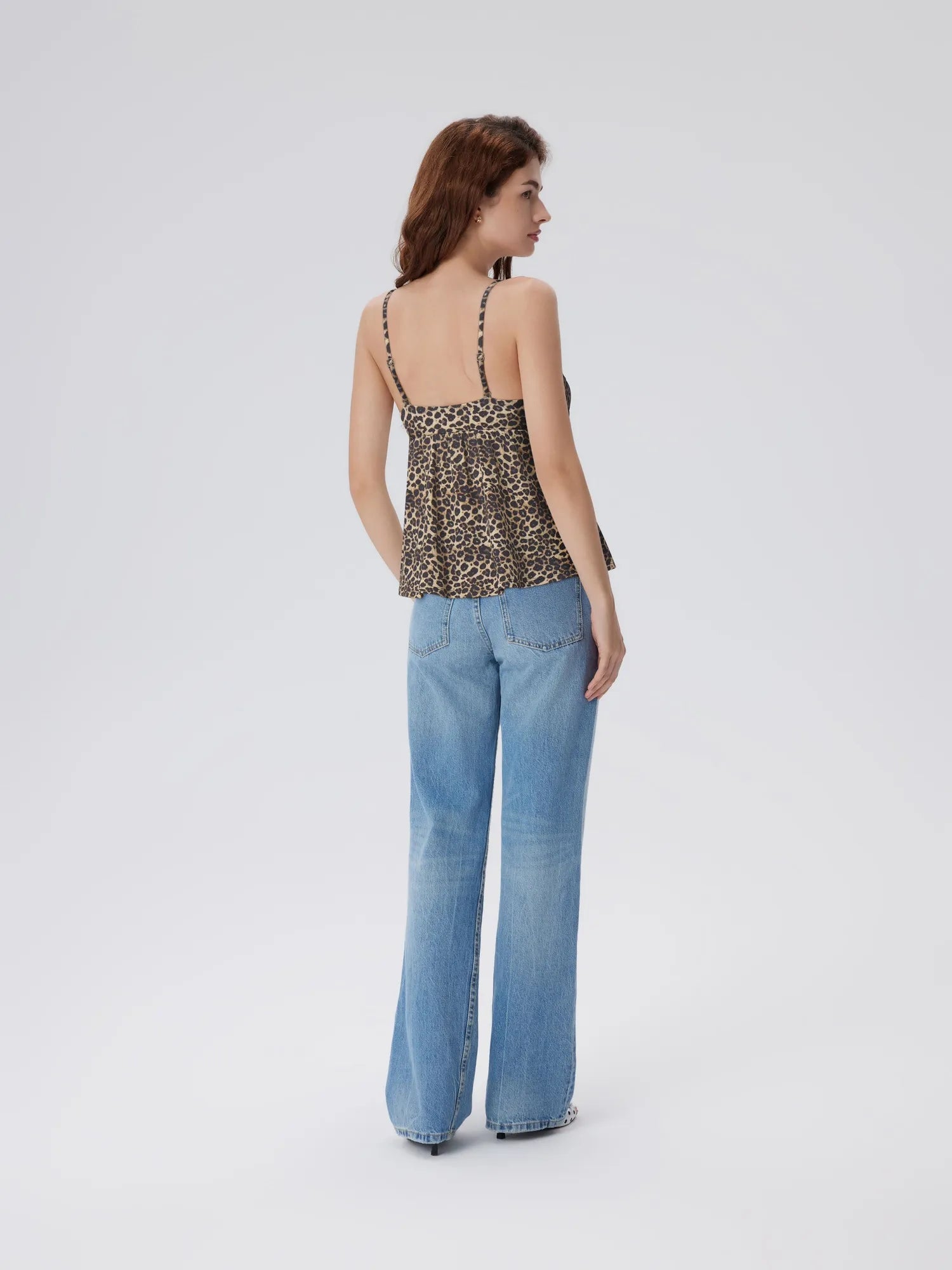 Babydoll Peplum V Neck Tank Tops