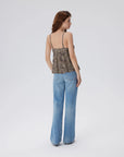 Babydoll Peplum V Neck Tank Tops