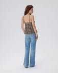 Babydoll Peplum V Neck Tank Tops