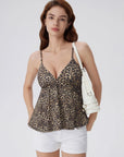 Babydoll Peplum V Neck Tank Tops