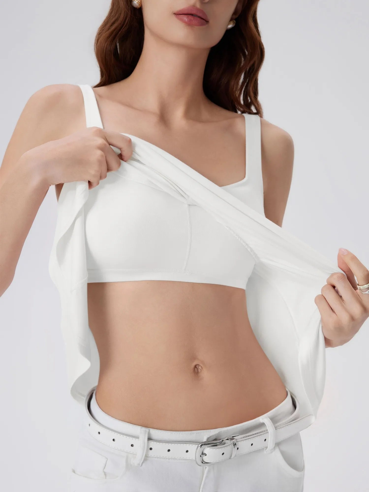 Peplum Modal Summer Flowy Babydoll Tank Tops-SUUKSESS-SUUKSESS