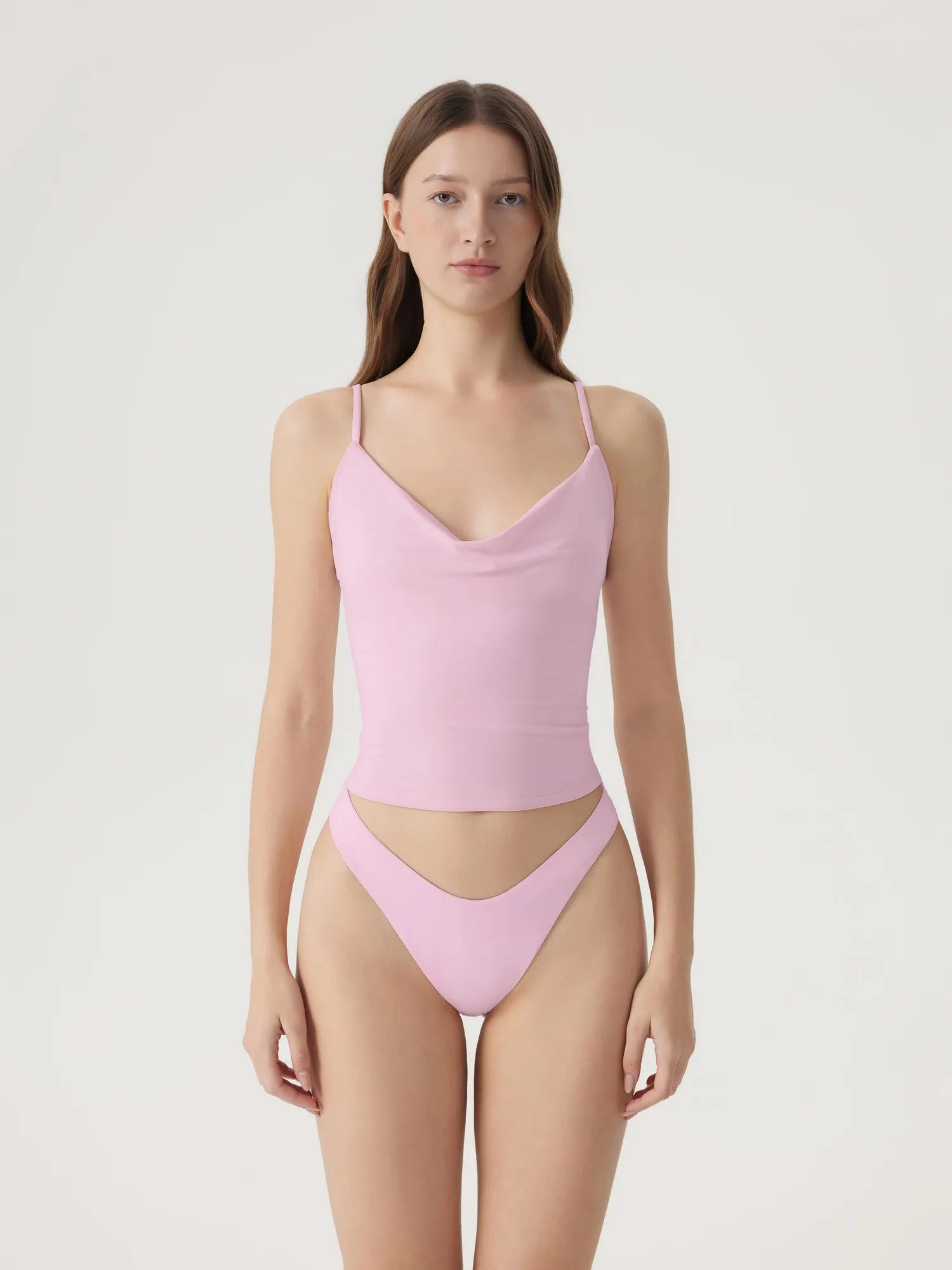 Sexy Cowl Neck Backless Tank Top