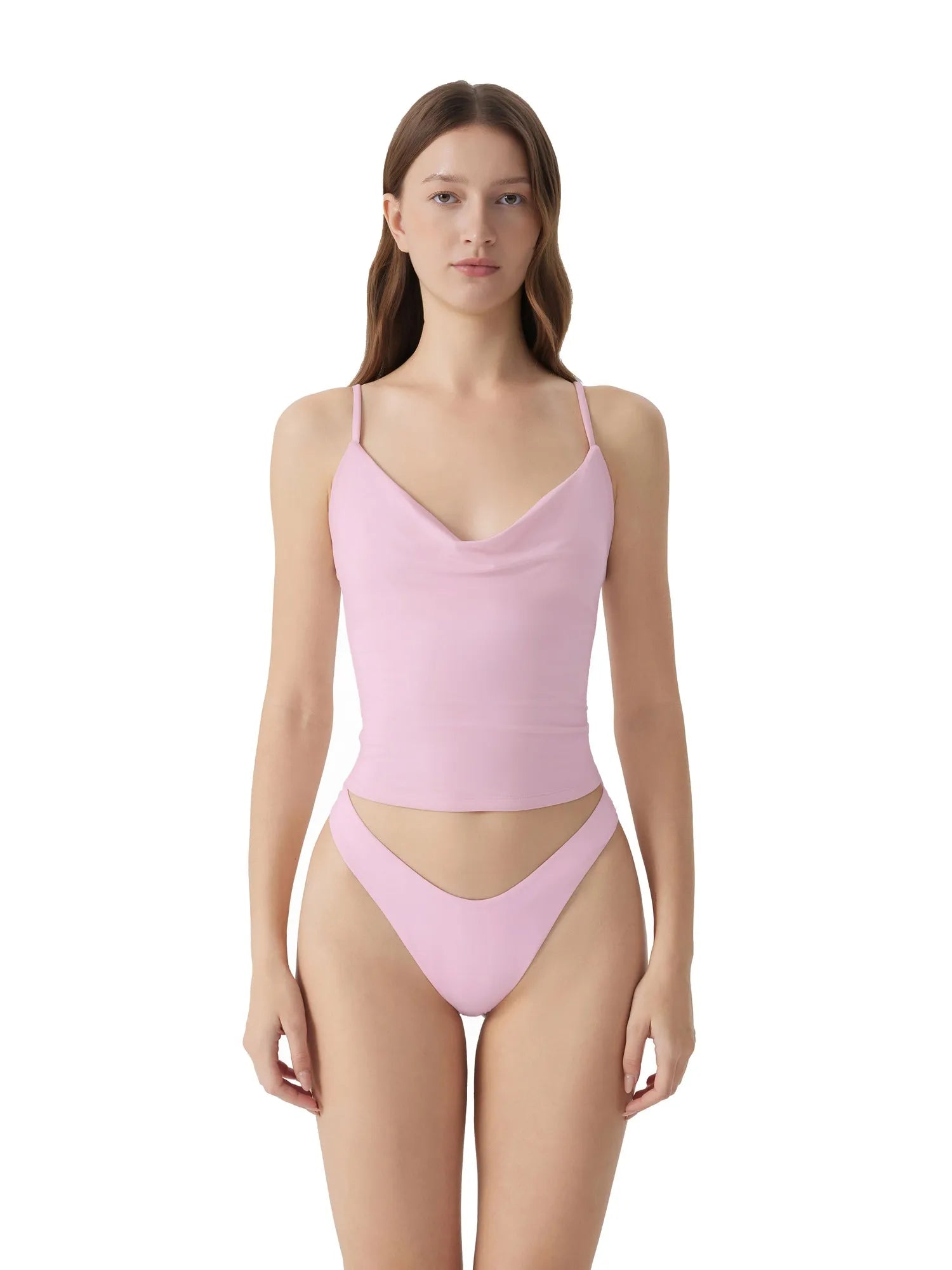 Sexy Cowl Neck Backless Tank Top