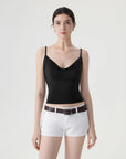 Sexy Cowl Neck Backless Tank Top