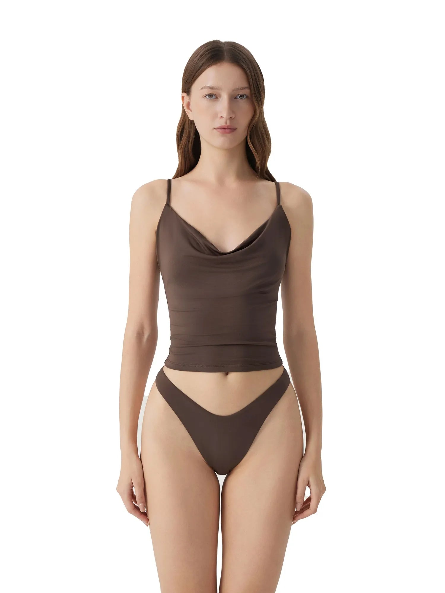 Sexy Cowl Neck Backless Tank Top