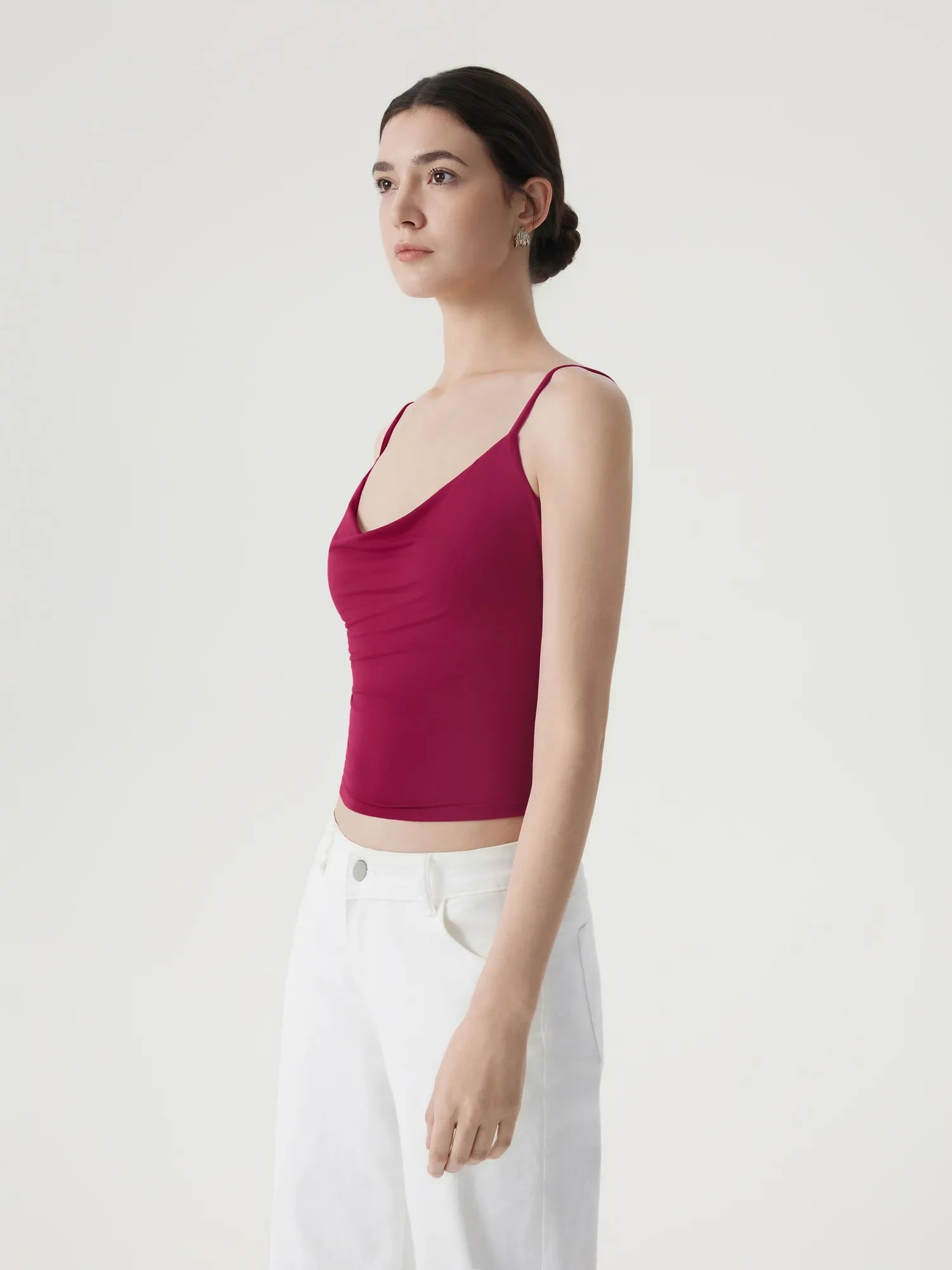 Sexy Cowl Neck Backless Tank Top