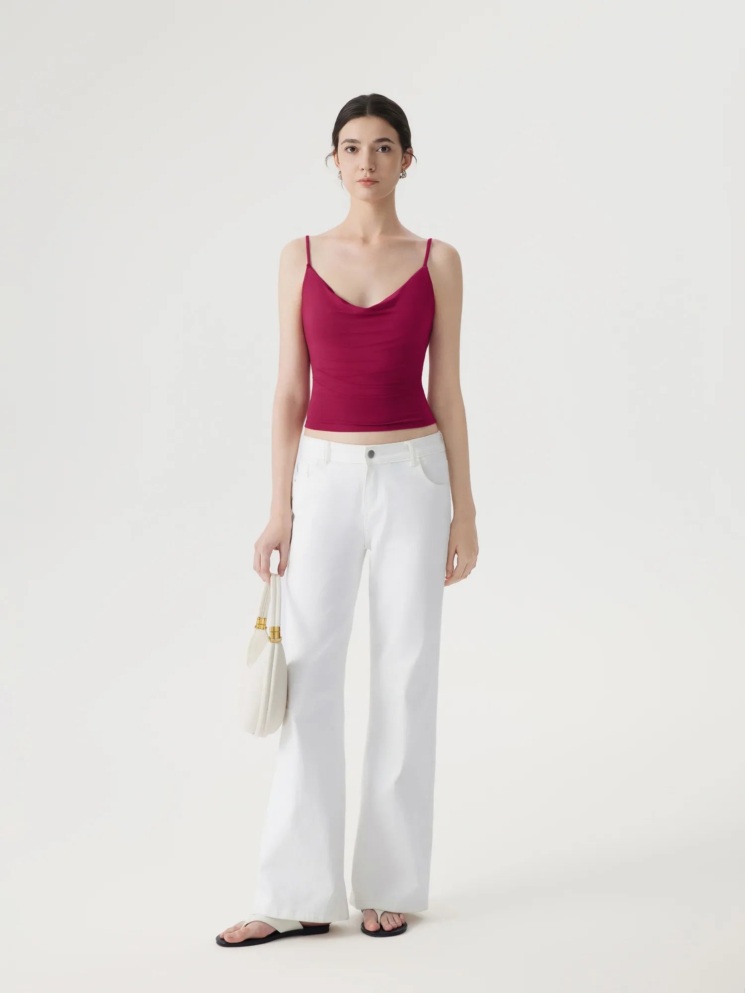 Sexy Cowl Neck Backless Tank Top