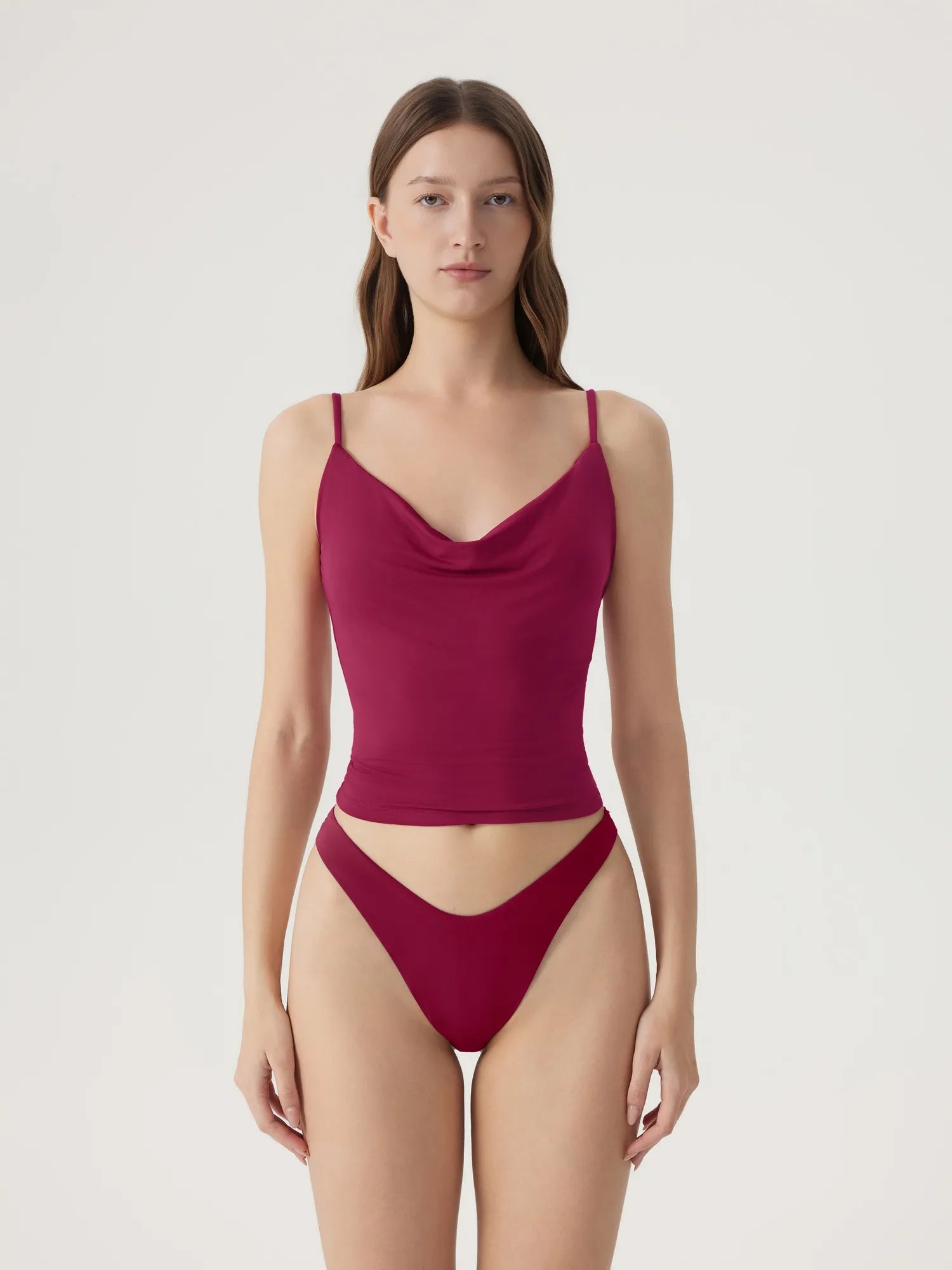 Sexy Cowl Neck Backless Tank Top