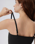Double Line Built in Bras Square Neck Tank Tops-SUUKSESS-SUUKSESS