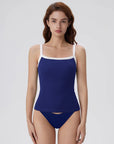 Cotton Rib Square Padded Tank Tops