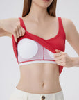 Cotton Ribbed Padded V Neck Tank Top-SUUKSESS-SUUKSESS