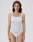 Cotton Rib Square Padded Tank Tops