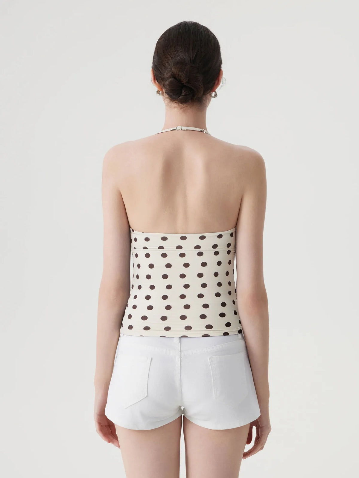 Halter V neck Tank Top