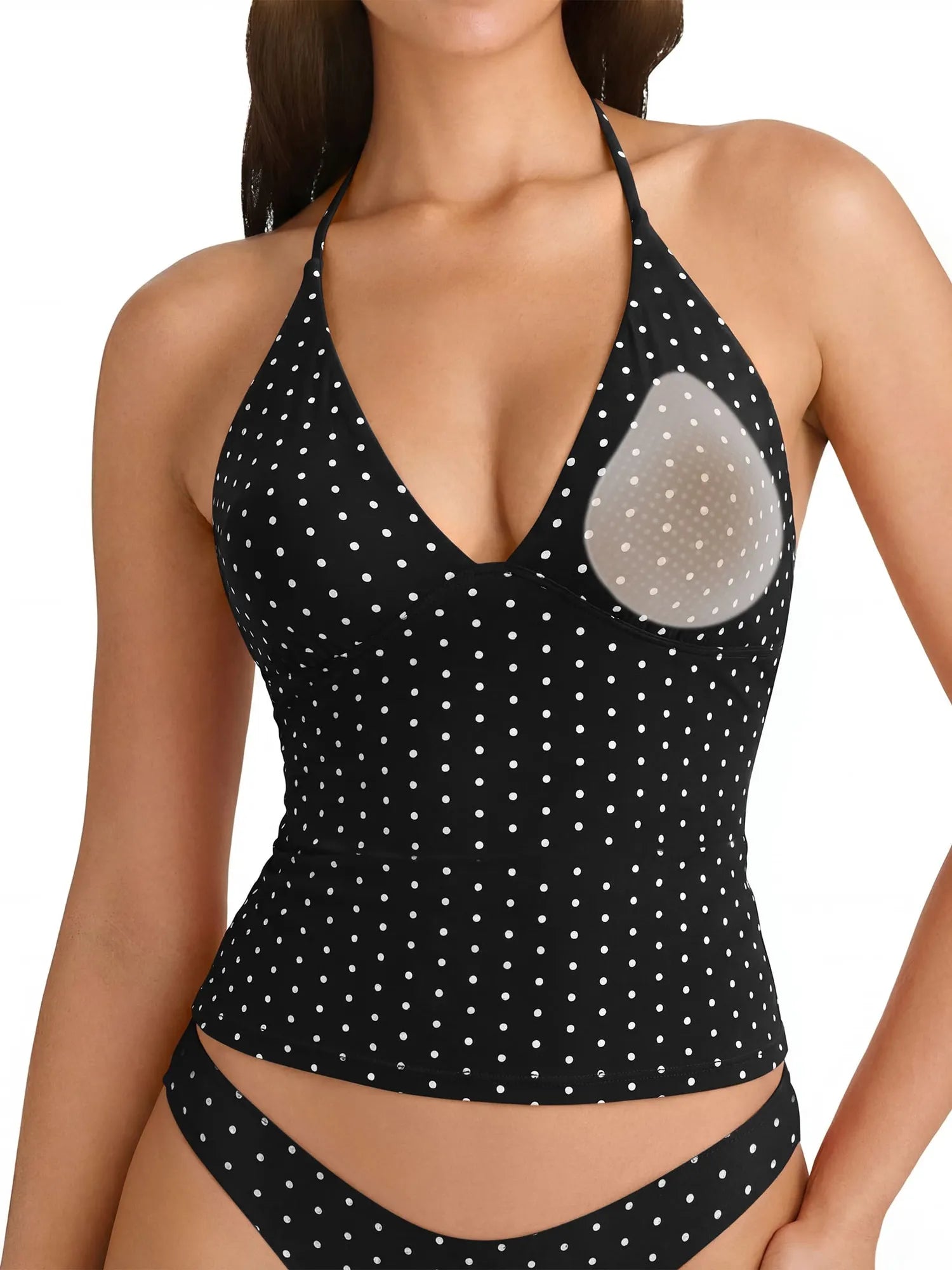 Halter V neck Tank Top