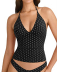 Halter V neck Tank Top