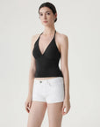 Halter V neck Tank Top-SUUKSESS-SUUKSESS