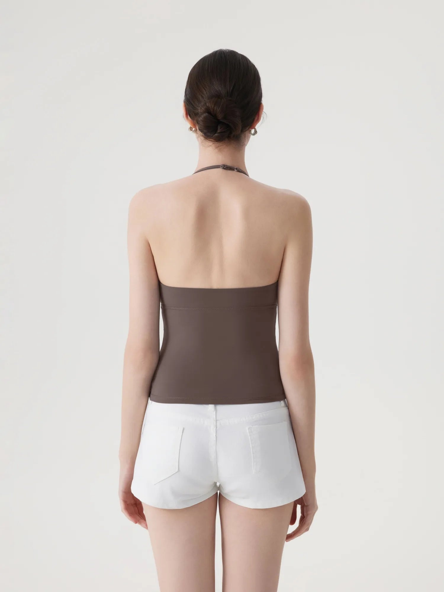 Halter V neck Tank Top-SUUKSESS-SUUKSESS