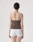 Halter V neck Tank Top-SUUKSESS-SUUKSESS