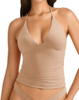 Halter V neck Tank Top