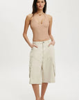 Halter V neck Tank Top