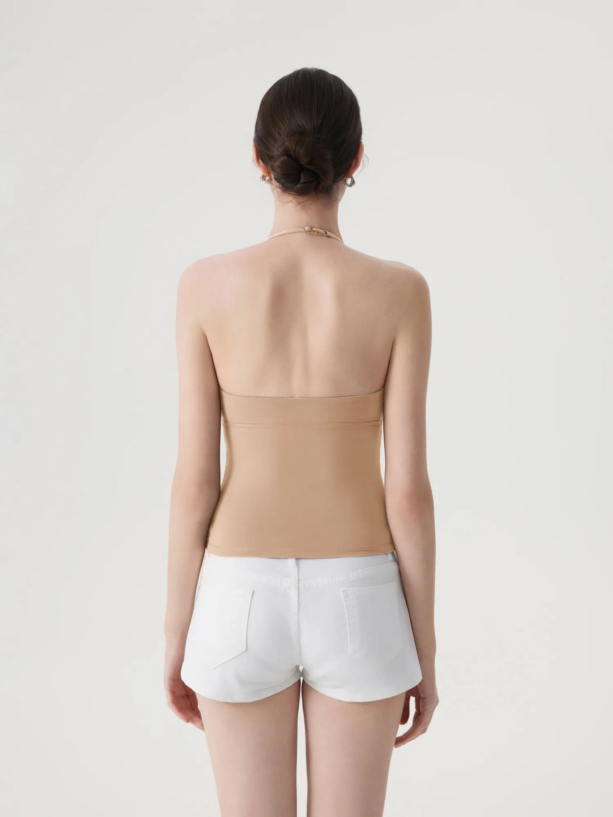 Halter V neck Tank Top