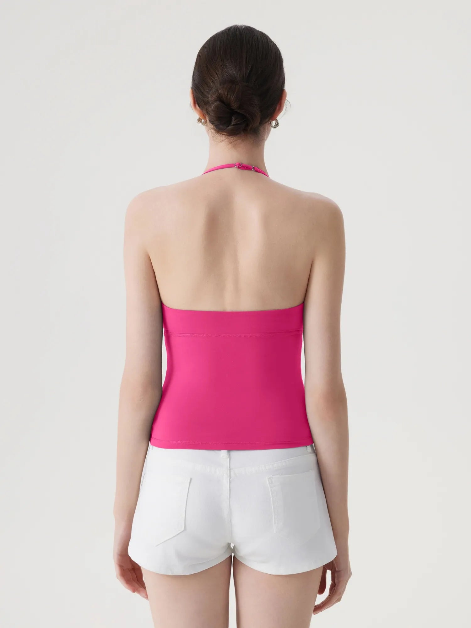 Halter V neck Tank Top