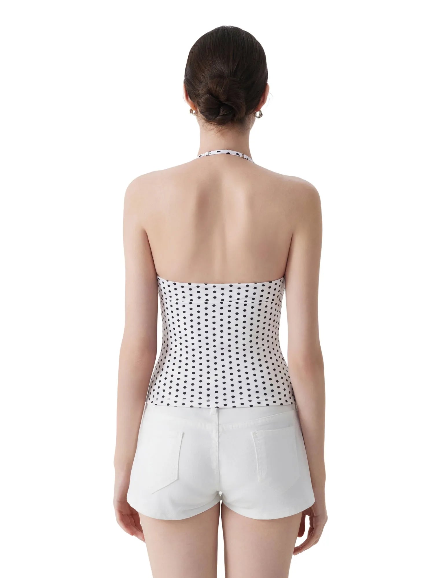 Halter V neck Tank Top