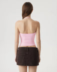 Halter V neck Tank Top-SUUKSESS-SUUKSESS