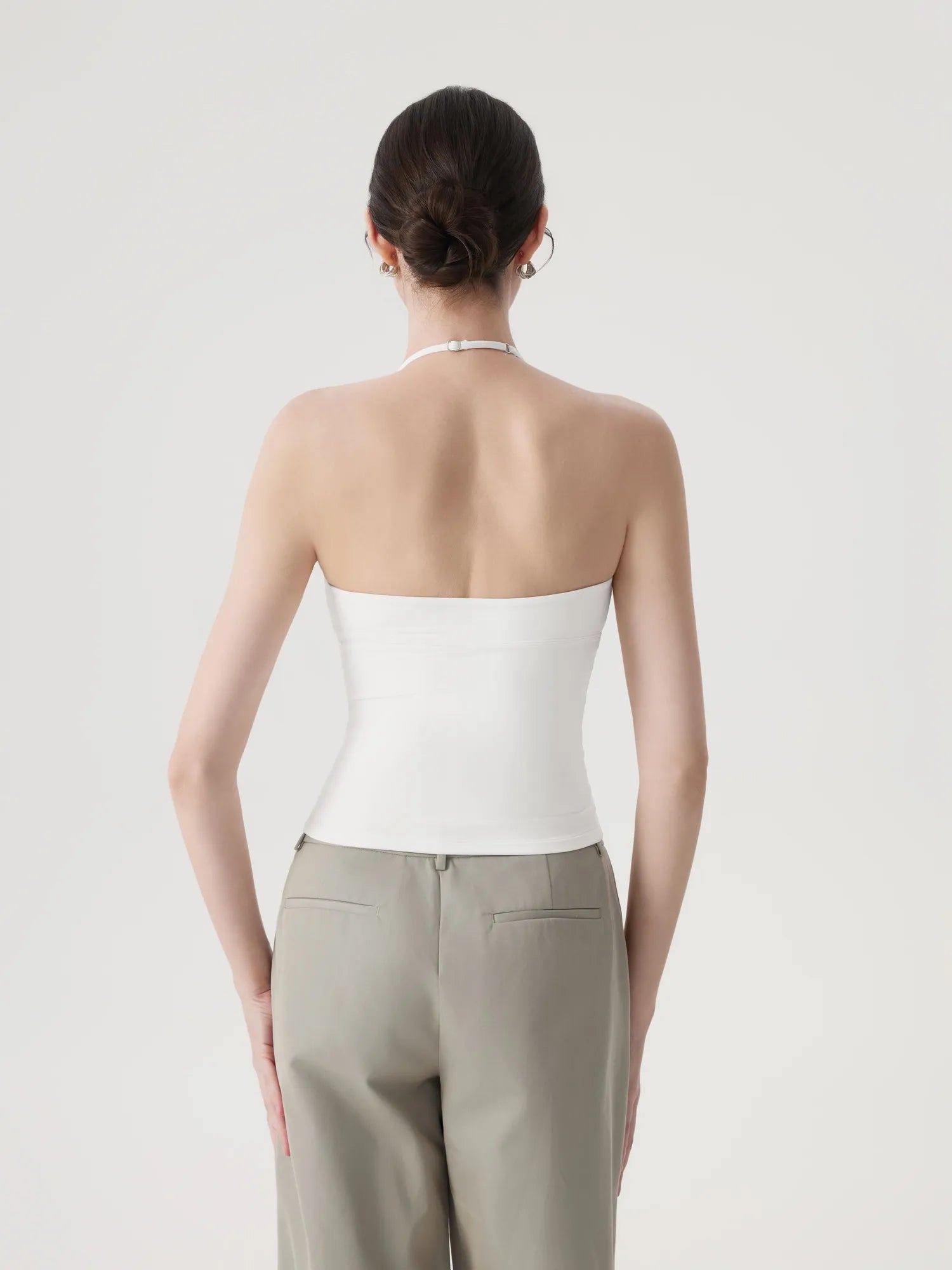 Halter V neck Tank Top-SUUKSESS-SUUKSESS