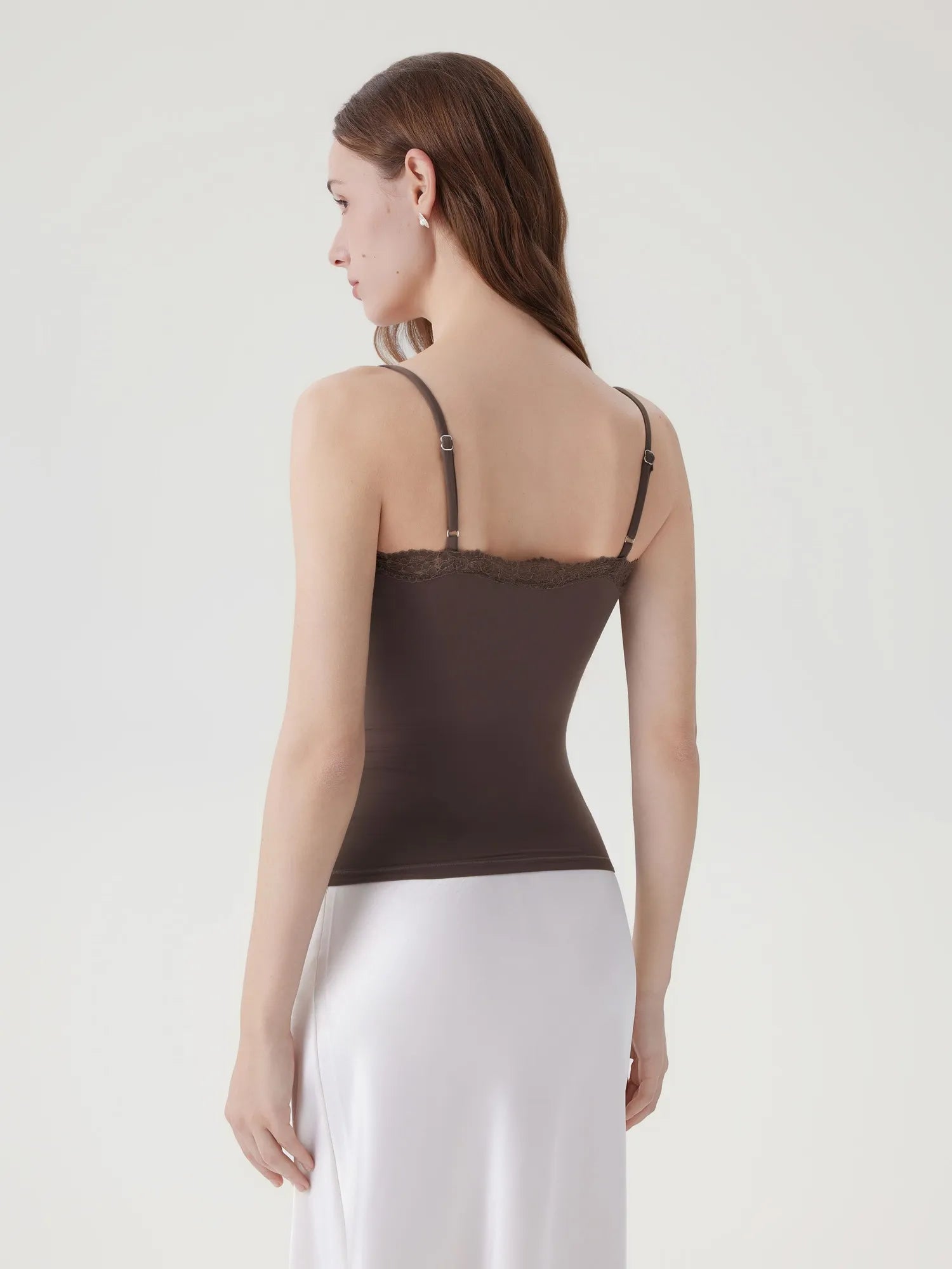 Double Lined Lace Cami Tank Top-SUUKSESS-SUUKSESS