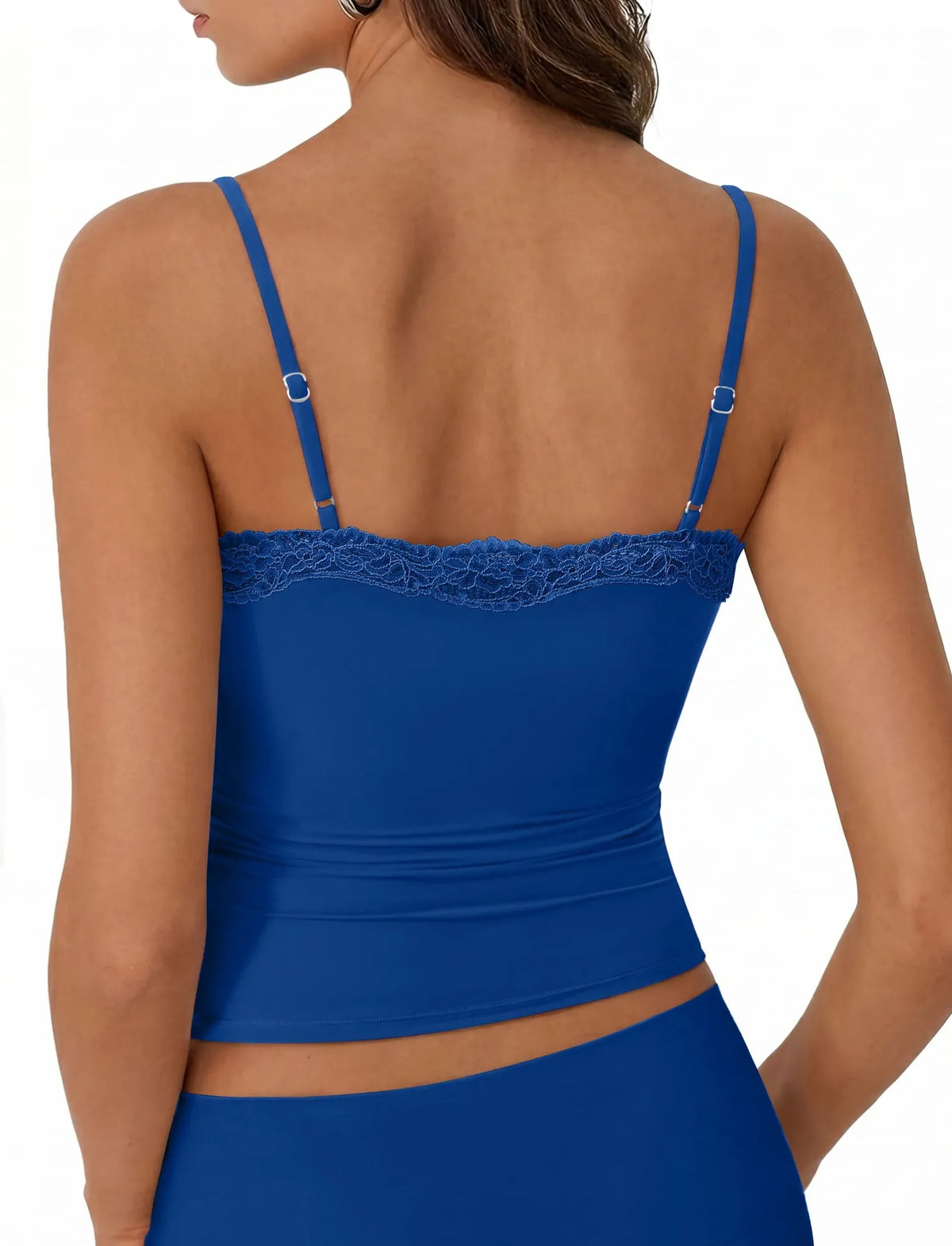 Double Lined Lace Cami Tank Top
