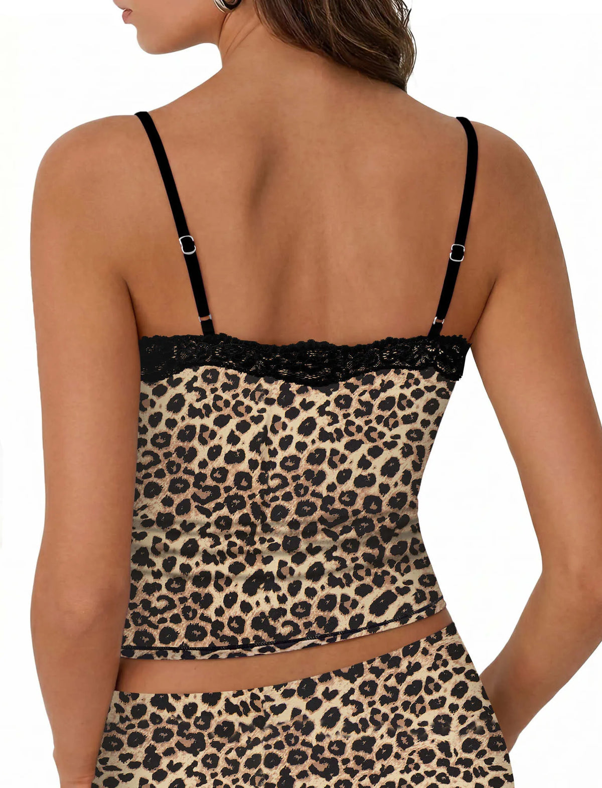 Double Lined Lace Cami Tank Top