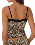 Double Lined Lace Cami Tank Top
