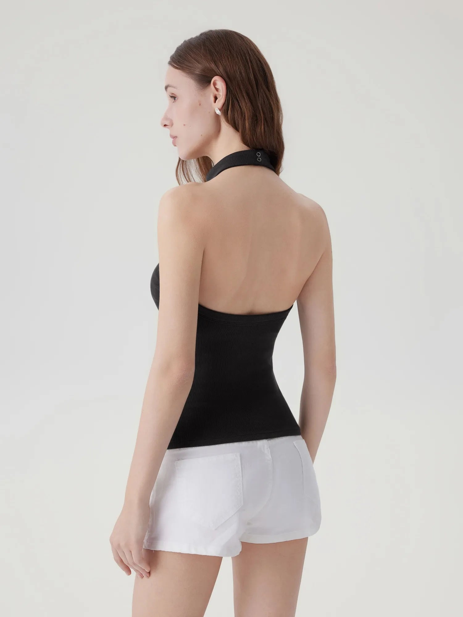 Halter Backless High Neck Tank Tops-SUUKSESS-SUUKSESS