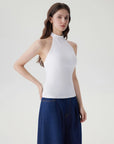 Halter Backless High Neck Tank Tops-SUUKSESS-SUUKSESS