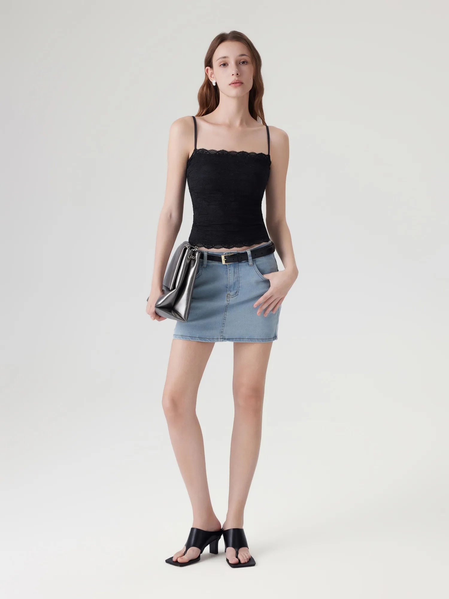 Lace Double Lined Y2K Tank Tops-SUUKSESS-SUUKSESS