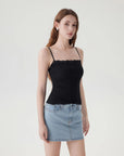 Lace Double Lined Y2K Tank Tops-SUUKSESS-SUUKSESS