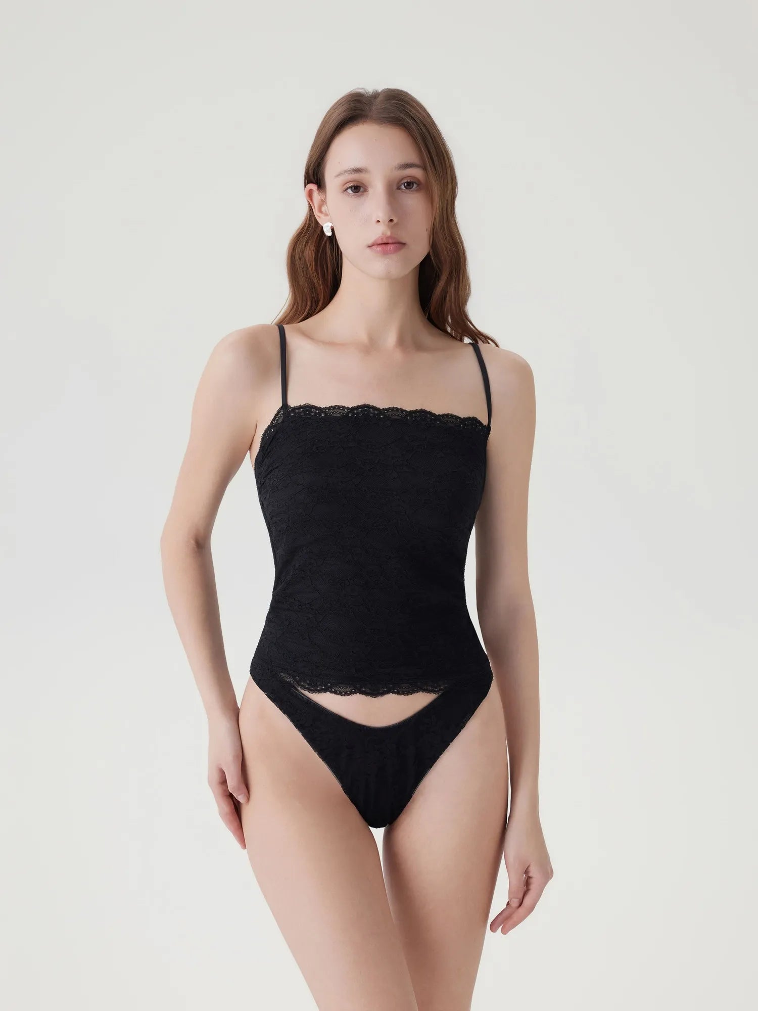 Lace Double Lined Y2K Tank Tops-SUUKSESS-SUUKSESS