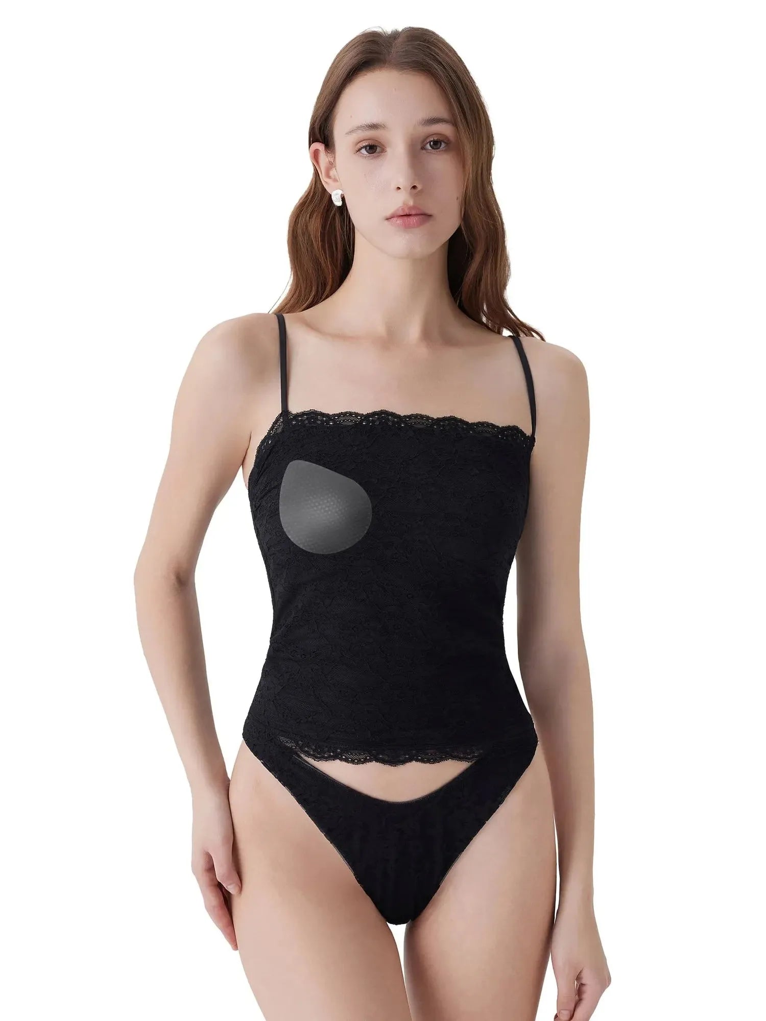 Lace Double Lined Y2K Tank Tops-SUUKSESS-SUUKSESS