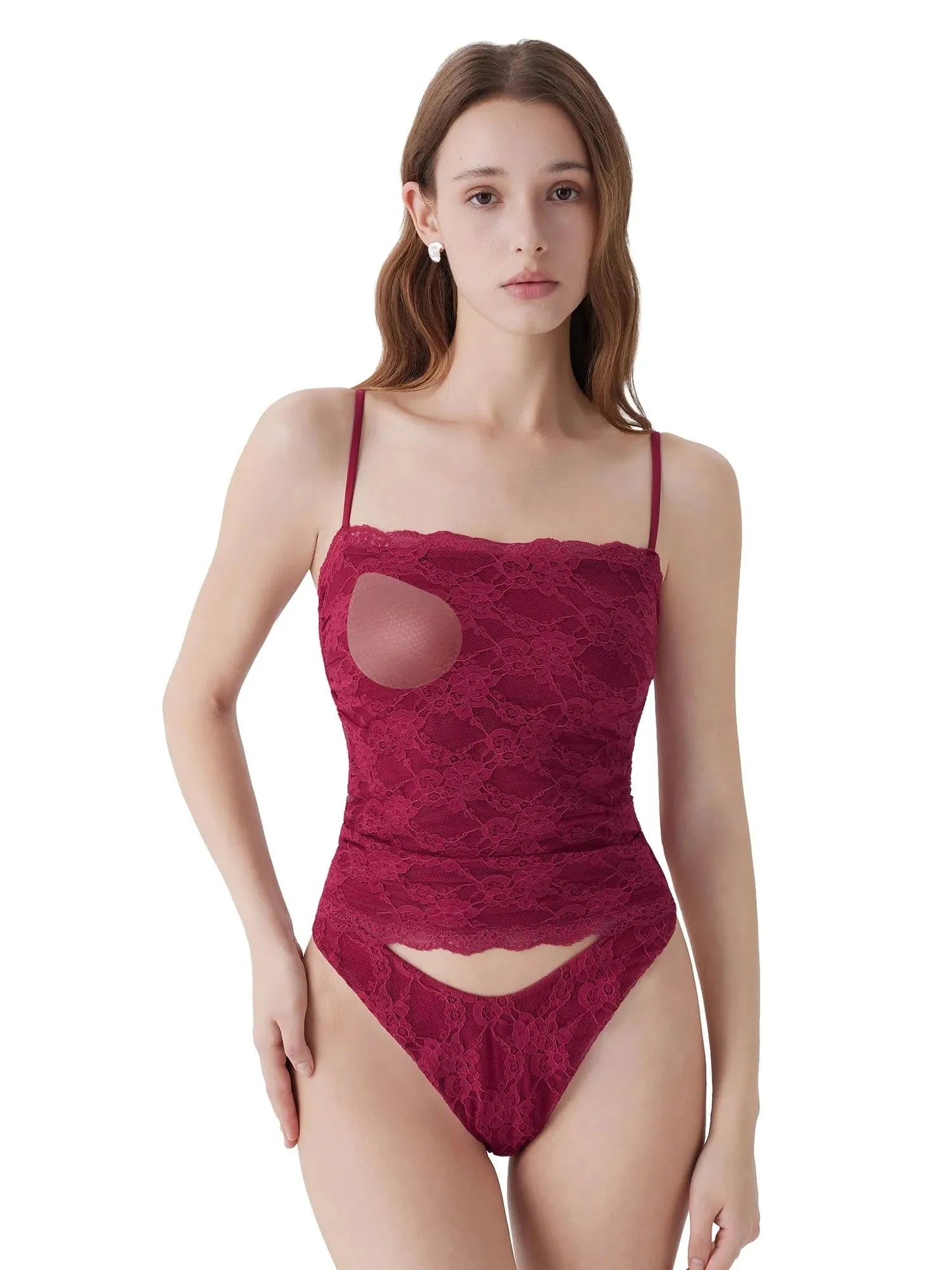 Lace Double Lined Y2K Tank Tops-SUUKSESS-SUUKSESS