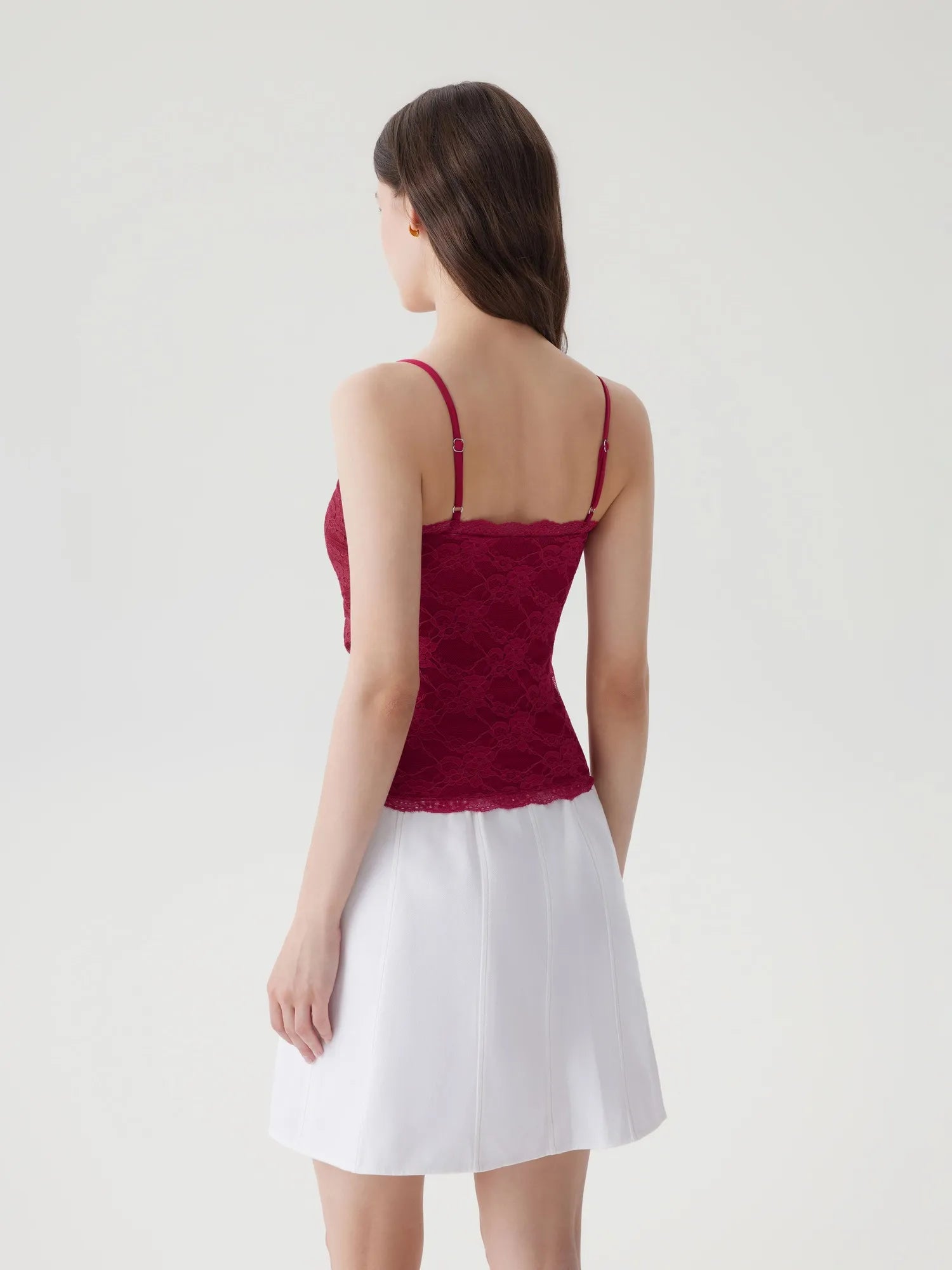 Lace Double Lined Y2K Tank Tops-SUUKSESS-SUUKSESS