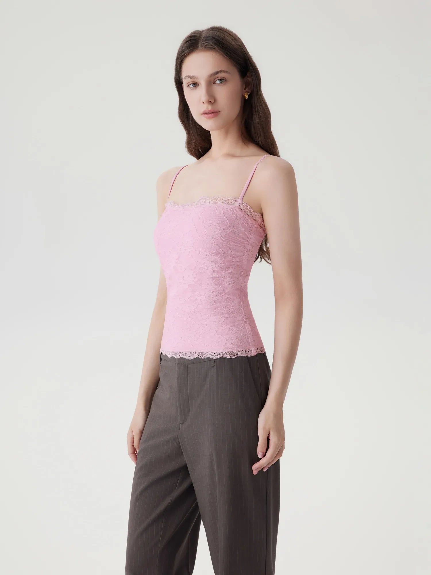 Lace Double Lined Y2K Tank Tops-SUUKSESS-SUUKSESS