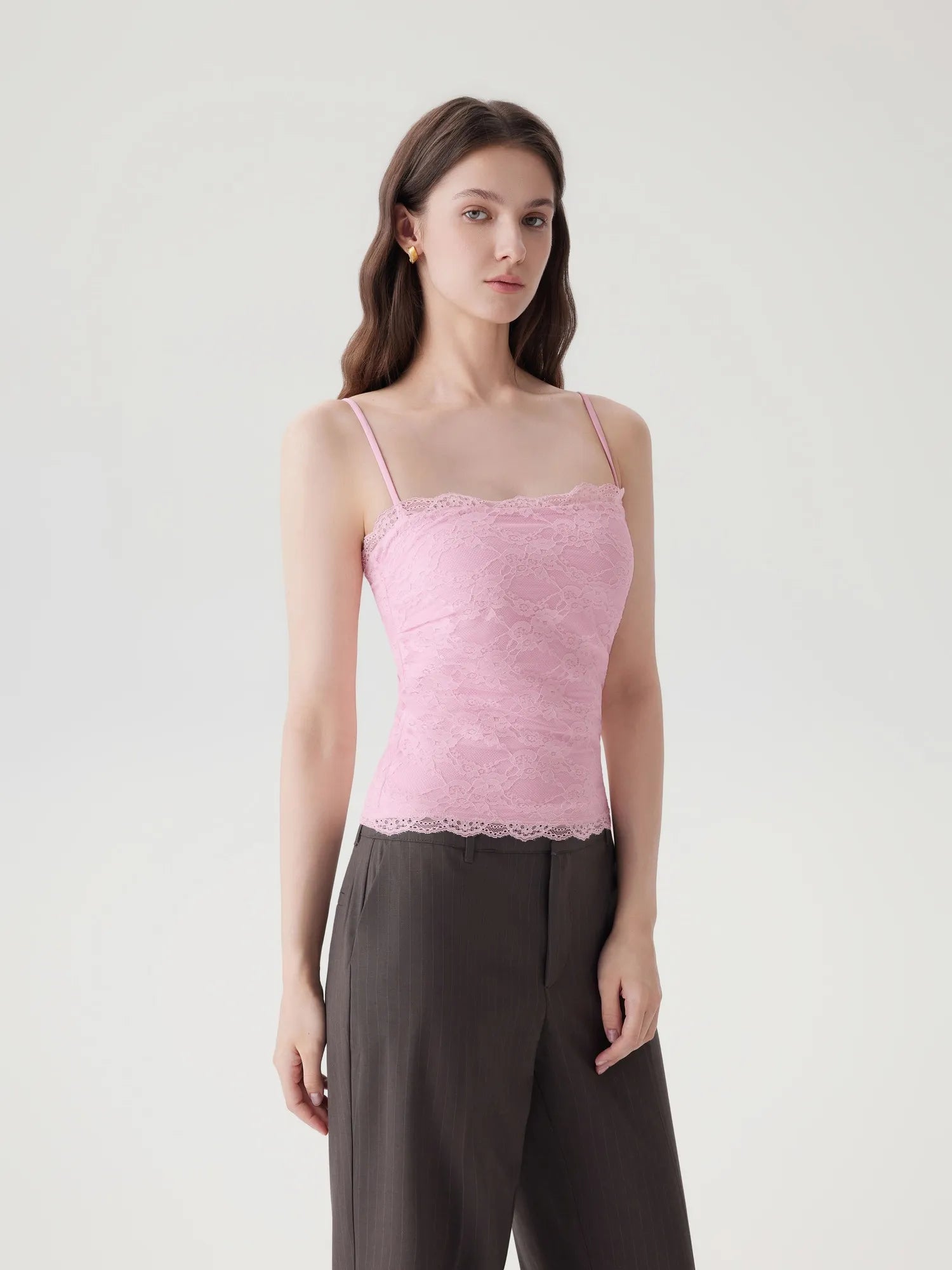 Lace Double Lined Y2K Tank Tops-SUUKSESS-SUUKSESS