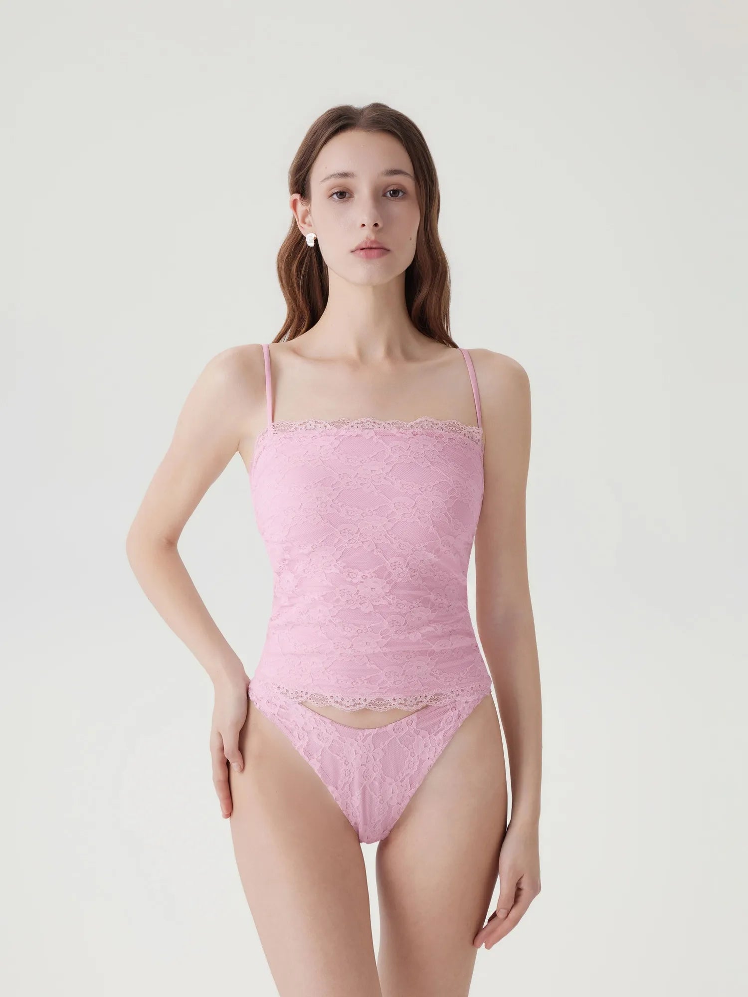 Lace Double Lined Y2K Tank Tops-SUUKSESS-SUUKSESS