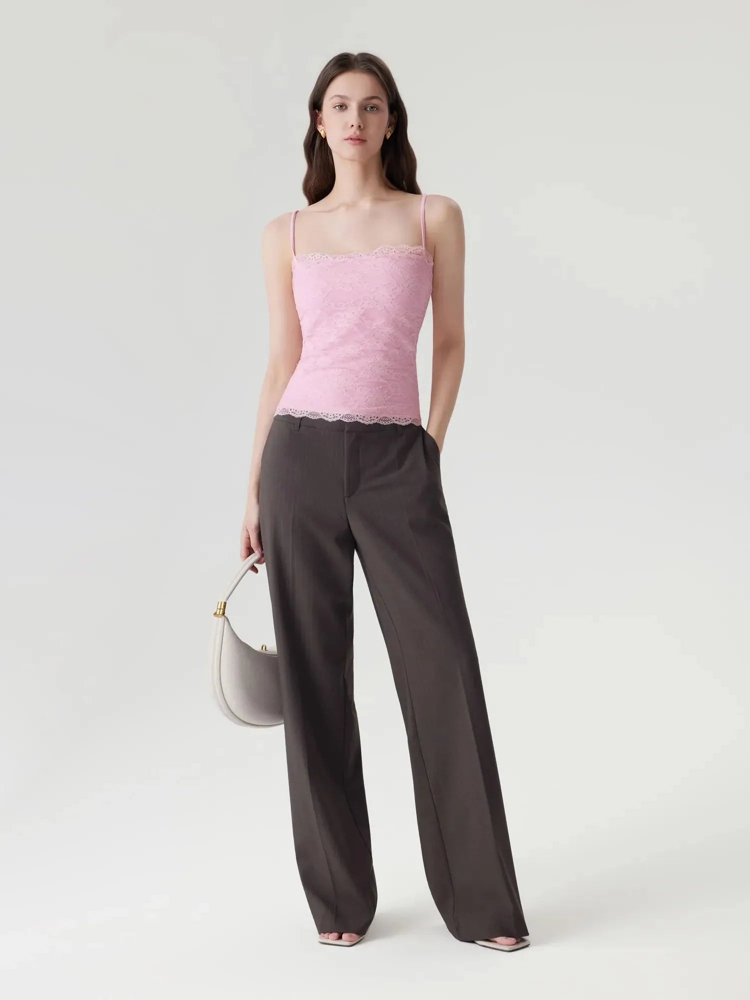 Lace Double Lined Y2K Tank Tops-SUUKSESS-SUUKSESS